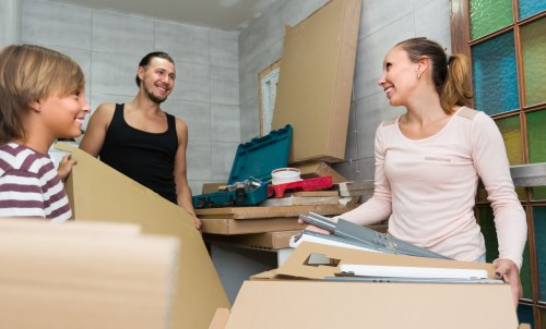 Lamorbey Storage concept showing organised space solutions