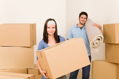 Staff managing confidential files for document storage in Lamorbey